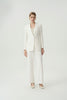 EV LéSuit™ White Single-breasted One-button Blazer