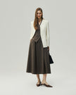 A-Line Dress Warm Tea Brown