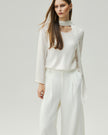 Reversible Blouse Cloud White