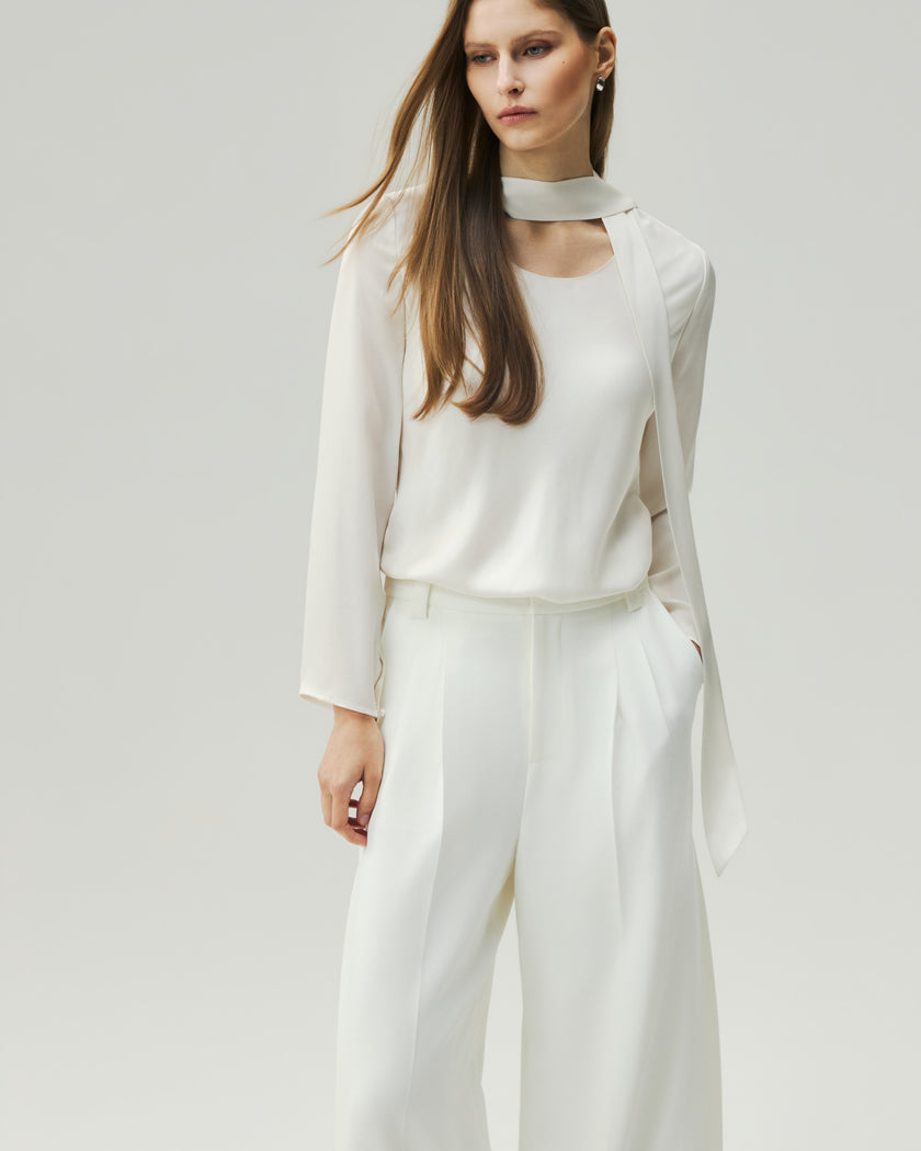 Reversible Blouse Cloud White