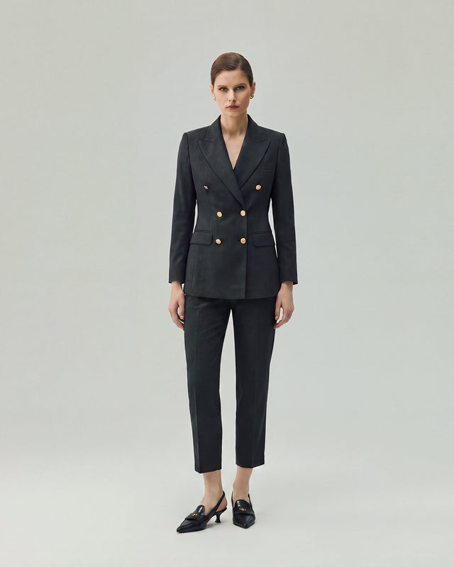 Ace Blazer Charcoal Grey