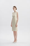 EV Sudro™ Queensland Vanilla Custard Sleeveless Small Mermaid Dress