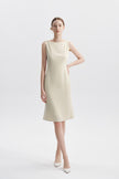 EV Sudro™ Queensland Vanilla Custard Sleeveless Small Mermaid Dress