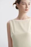 EV Sudro™ Queensland Vanilla Custard Sleeveless Small Mermaid Dress
