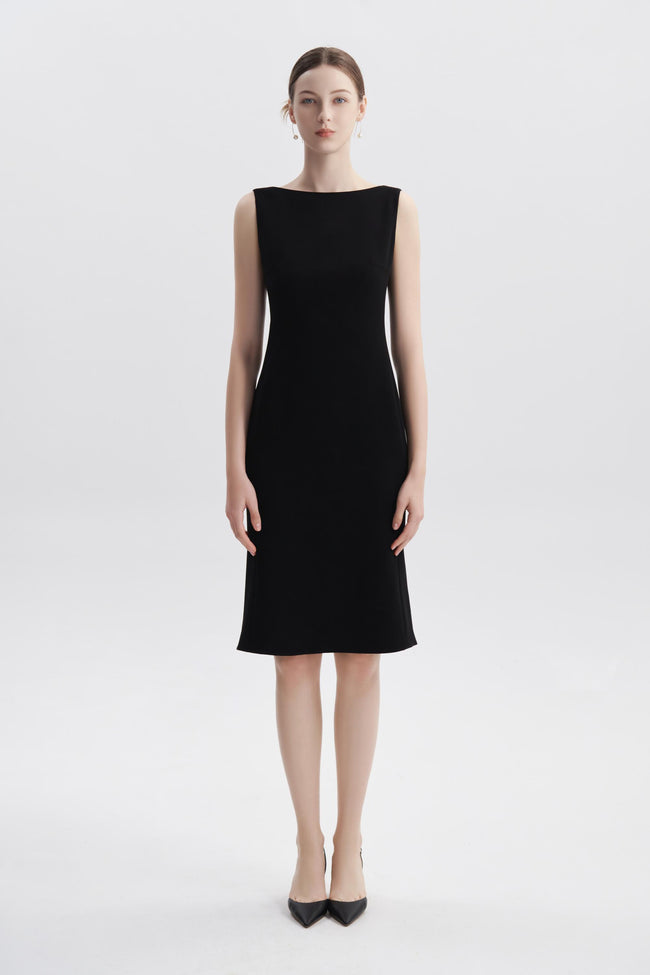 EV Sudro™ Queensland Black Sleeveless Small Mermaid Dress