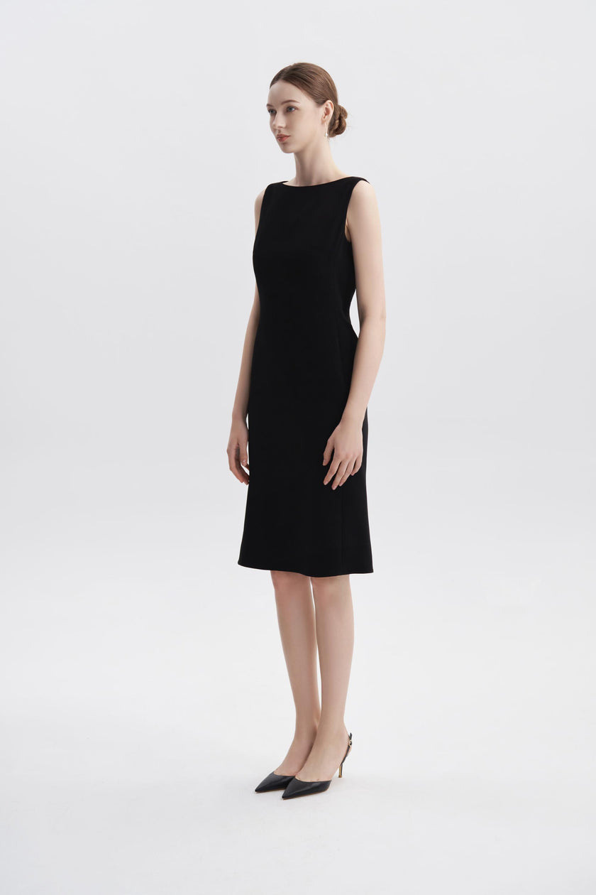 EV Sudro™ Queensland Black Sleeveless Small Mermaid Dress