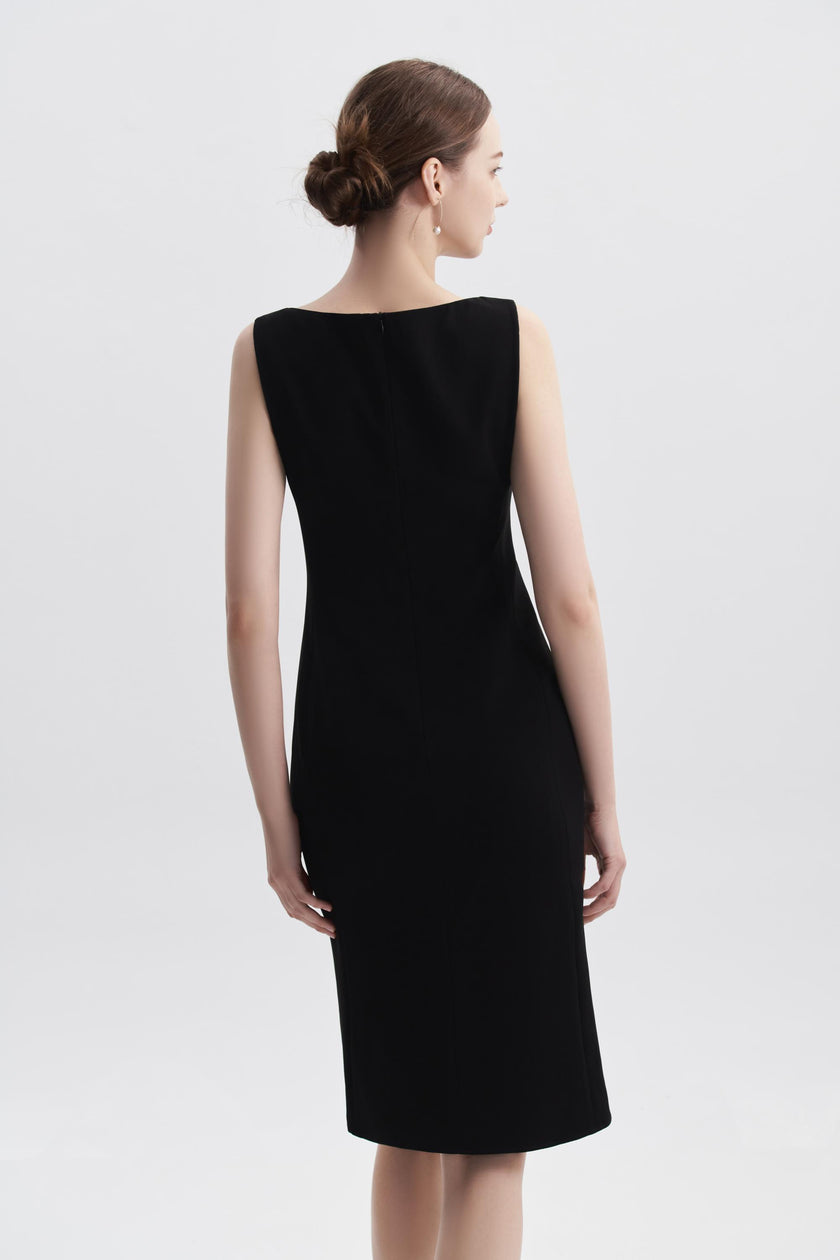 EV Sudro™ Queensland Black Sleeveless Small Mermaid Dress