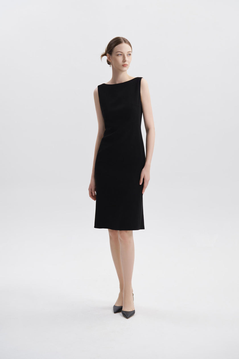 EV Sudro™ Queensland Black Sleeveless Small Mermaid Dress