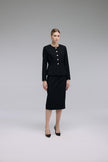 EV LéJac™ Berkeley Black Single-breasted Five-button Jacket