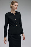 EV LéJac™ Berkeley Black Single-breasted Five-button Jacket
