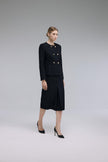 EV LéJac™ Berkeley Black Single-breasted Five-button Jacket