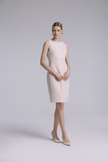 EV Sudro™ Pink Diamond-ratio Tailoring Sleeveless Dress