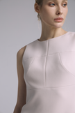 EV Sudro™ Pink Diamond-ratio Tailoring Sleeveless Dress