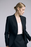 EV LéSuit™ Yale Black Collarless Blazer
