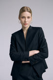 EV LéSuit™ Yale Black Collarless Blazer