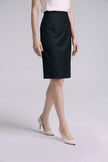 EV LéSem™ York Charcoal Gray A-line Skirt