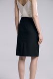 EV LéSem™ York Charcoal Gray A-line Skirt