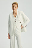 EV LéSuit™ White Removable Inner Vest Blazer