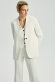 EV LéSuit™ White Removable Inner Vest Blazer