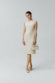 EV Sudro™ Queensland Vanilla Custard Sleeveless Small Mermaid Dress