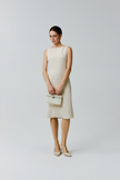 EV Sudro™ Queensland Vanilla Custard Sleeveless Small Mermaid Dress