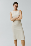 EV Sudro™ Queensland Vanilla Custard Sleeveless Small Mermaid Dress