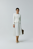 EV LéJac™ Piana White Single-breasted Seven-button Jacket