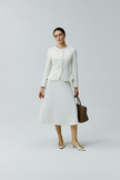 EV LéJac™ Piana White Single-breasted Seven-button Jacket