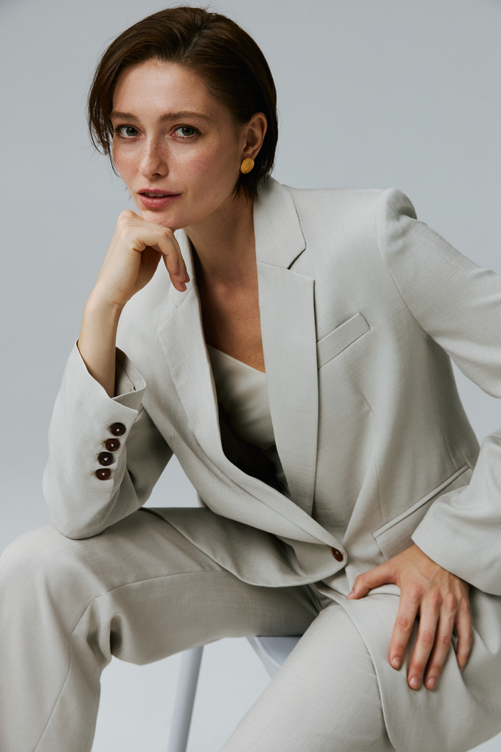 Kew Creamy White Blazer