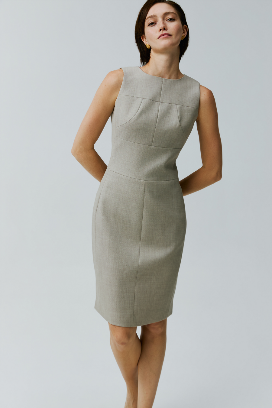 Curie Dress Apricot