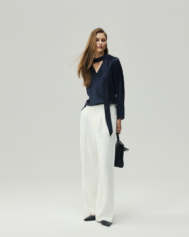 Reversible Blouse Navy