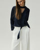 Reversible Blouse Navy
