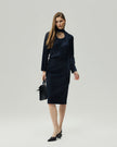 Reversible Blouse Navy
