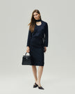 Reversible Blouse Navy