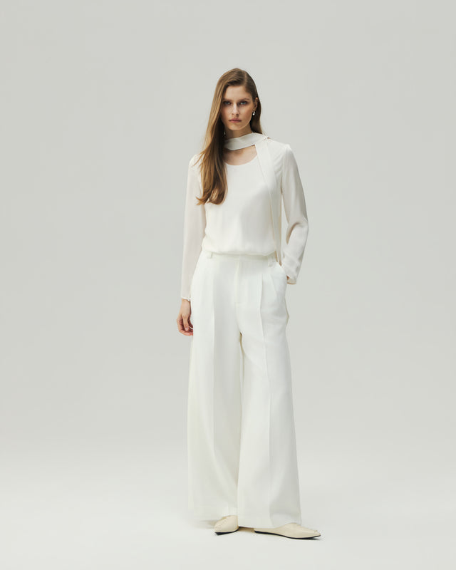 Reversible Blouse Cloud White