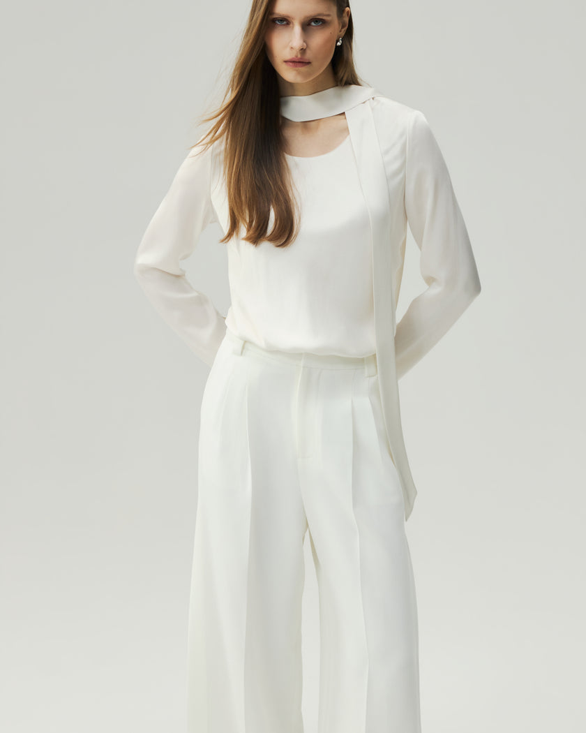 Reversible Blouse Cloud White
