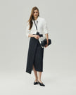 Wrap Skirt Charcoal Grey