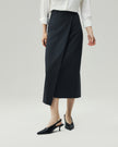 Wrap Skirt Charcoal Grey