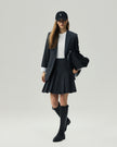Mini Skirt Charcoal Grey