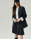 Mini Skirt Charcoal Grey
