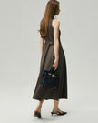 A-Line Dress Warm Tea Brown