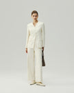 Straight-Leg Trousers Vanilla