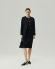 Dress Black Stripe