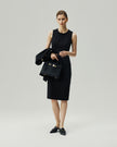 Dress Black Stripe