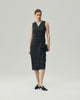 Wrap Dress Charcoal Grey