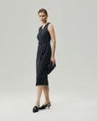 Wrap Dress Charcoal Grey