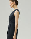 Wrap Dress Charcoal Grey