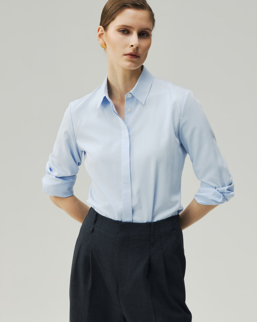 Tailored Shirt Sky Blue