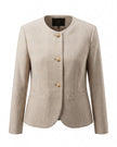 Gabri Jacket Oatmeal Check