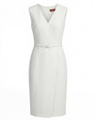 Wrap Dress Almond White
